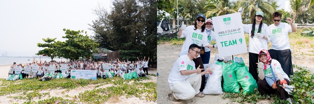200 nhân viên UNIQLO Việt Nam chung tay làm sạch bãi biển Hà Khê - Ảnh 3