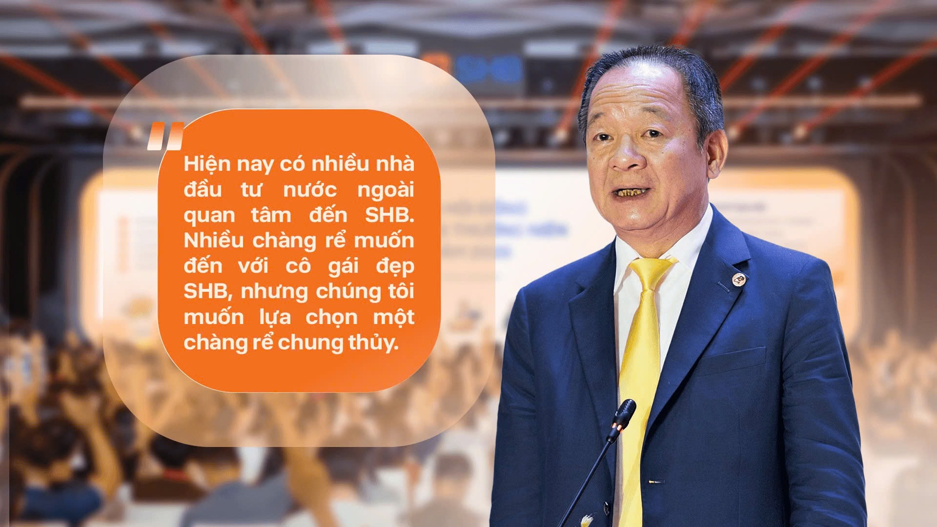 Những câu nói ấn tượng của Chủ tịch HĐQT SHB Đỗ Quang Hiển tại ĐHĐCĐ 2026 - Ảnh 5