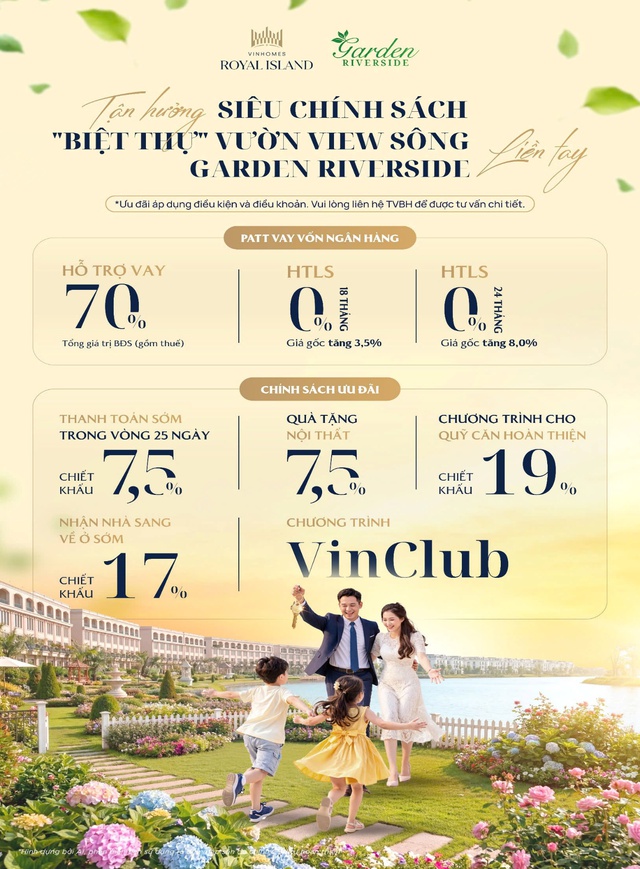Garden Riverside đảo hoàng gia: Mua một tặng một, tiềm năng tăng giá trong tương lai - Ảnh 4
