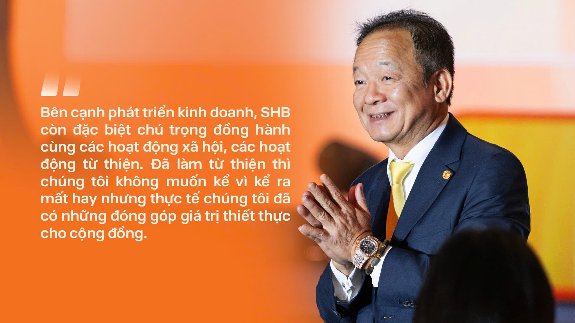 Những câu nói ấn tượng của Chủ tịch HĐQT SHB Đỗ Quang Hiển tại ĐHĐCĐ 2026 - Ảnh 8