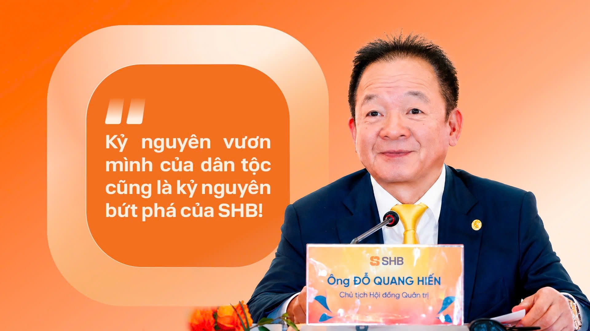 Những câu nói ấn tượng của Chủ tịch HĐQT SHB Đỗ Quang Hiển tại ĐHĐCĐ 2026 - Ảnh 9
