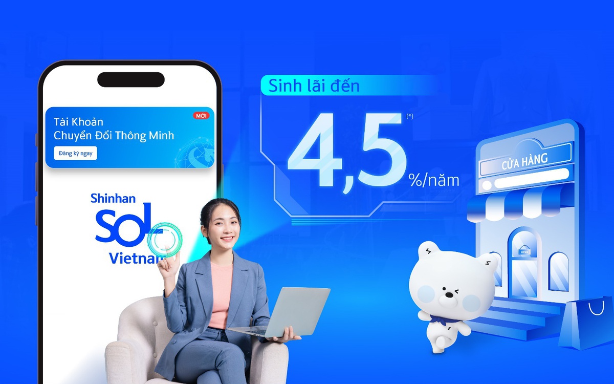 Tối ưu dòng tiền nhàn rỗi cùng tài khoản chuyển đổi thông minh của Ngân hàng Shinhan