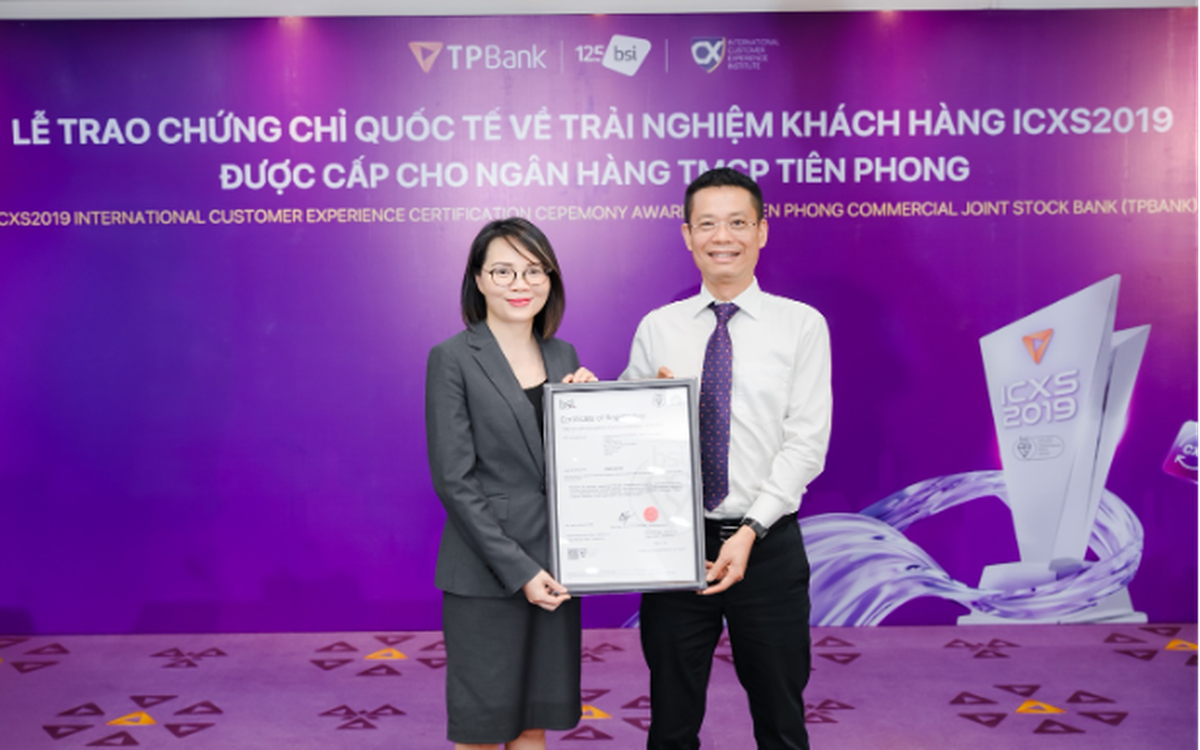 TPBank xác lập chuẩn mới với chứng chỉ trải nghiệm khách hàng quốc tế ICXS2019