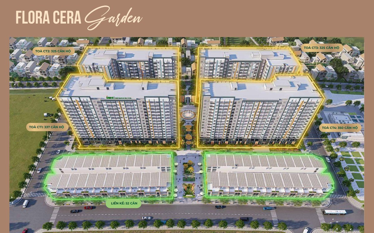 Nhà ở xã hội Flora Cera Garden: Cơ hội sở hữu tổ ấm tại Phú Thọ