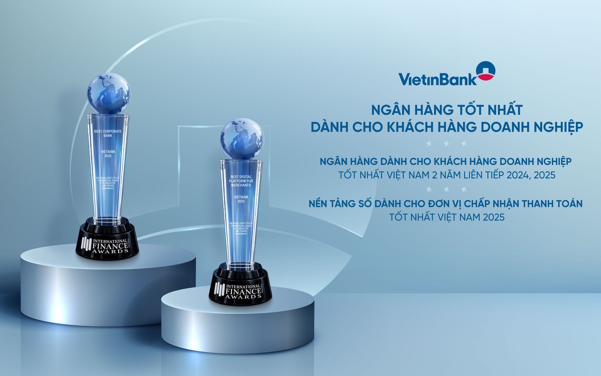 VietinBank ghi dấu ấn quốc tế với hai giải thưởng ngân hàng doanh nghiệp