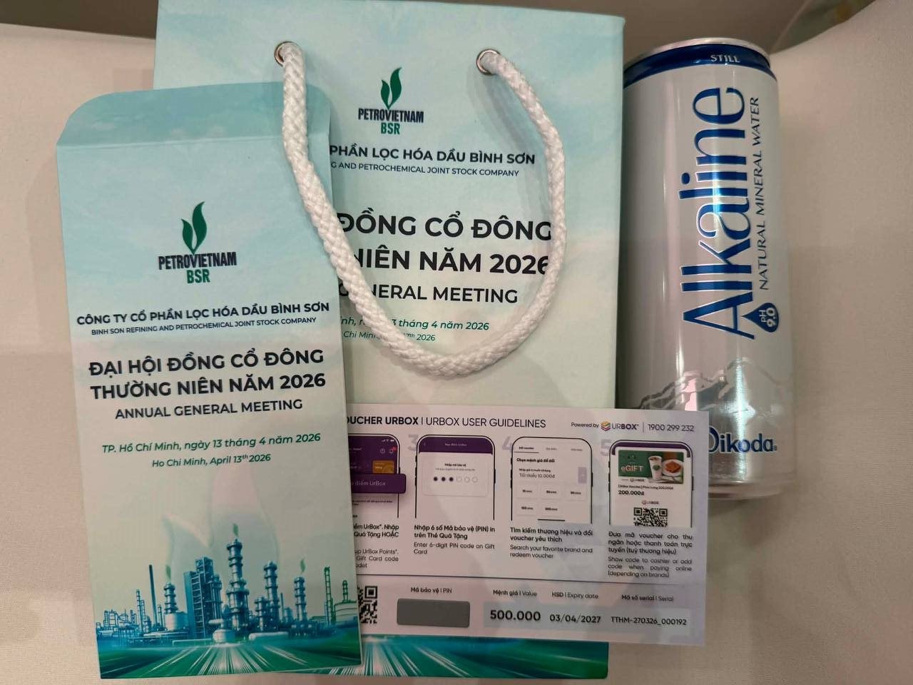 Công ty lọc dầu 5 tỷ USD "chơi lớn": Tặng Voucher trị giá 500.000 đồng cho mỗi cổ đông dự đại hội - Ảnh 1