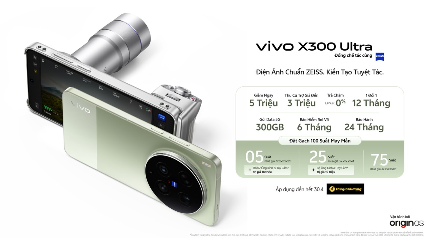 vivo X300 Ultra chính thức mở đặt trước tại Thế Giới Di Động - Ảnh 2
