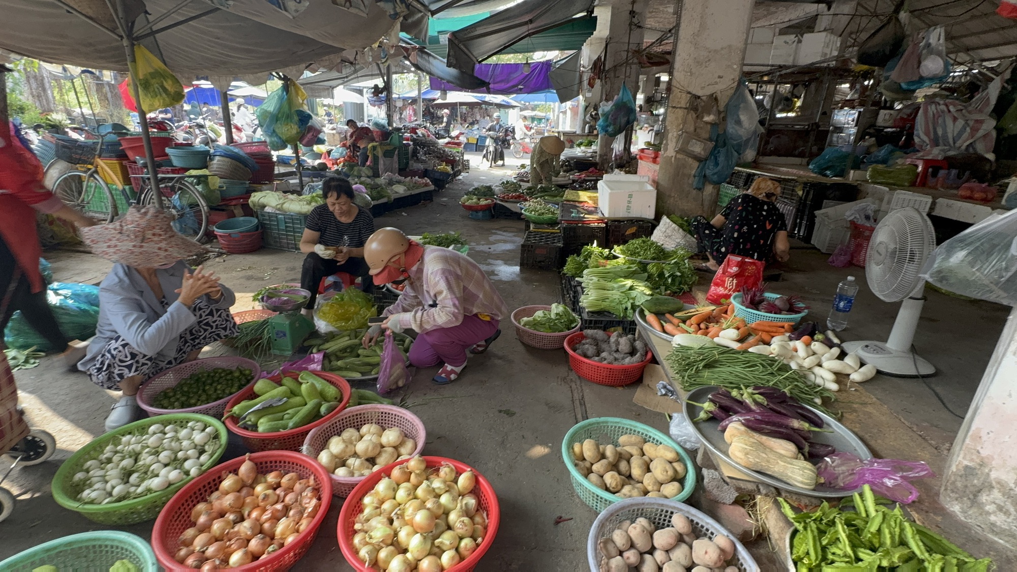 Cùng một loại rau, giá chợ lẻ cao gấp 2-3 lần chợ đầu mối - Ảnh 1