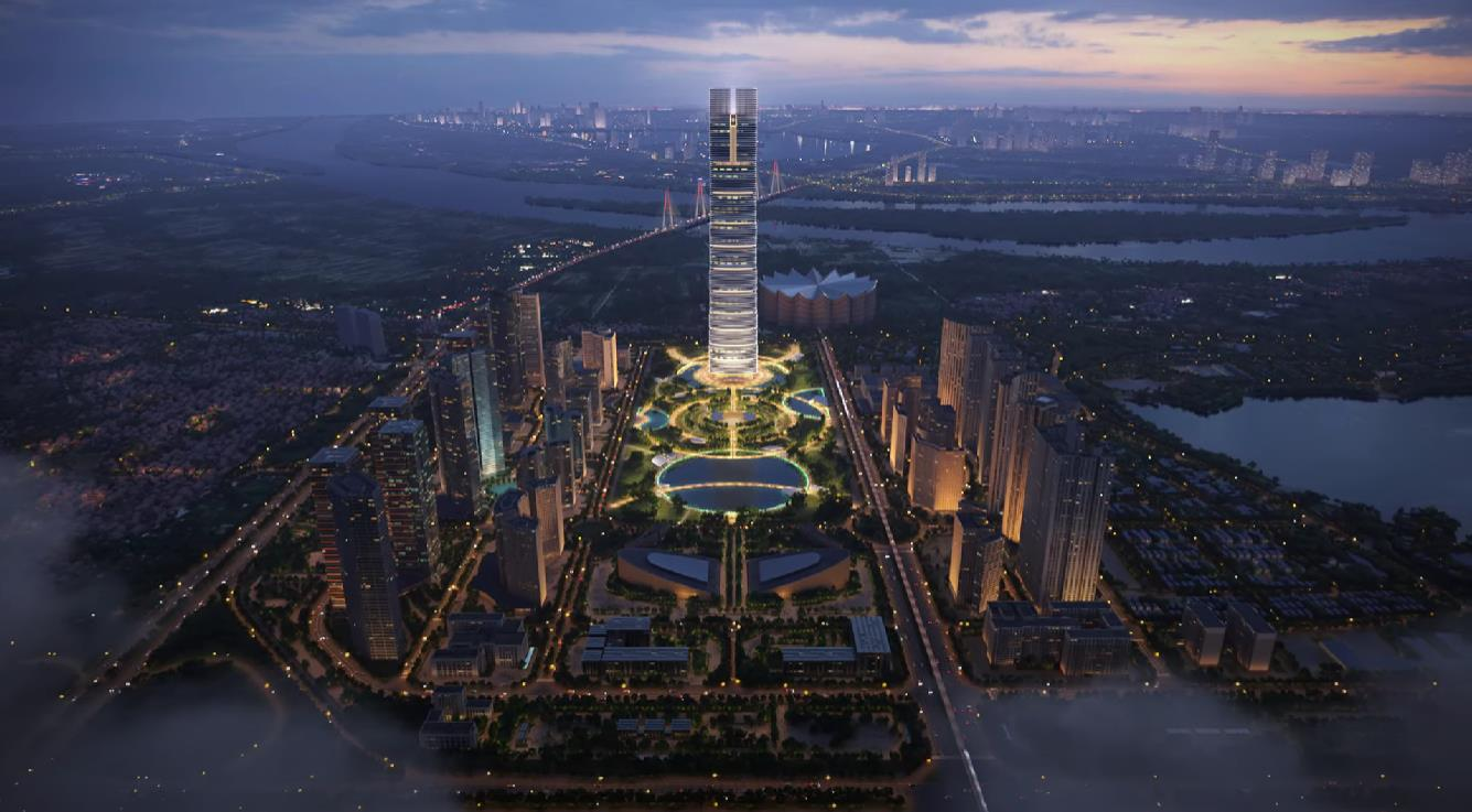 Việt Nam sẽ có “siêu thành phố” trung hòa carbon đầu tiên trên thế giới, điểm nhấn là tòa tháp 108 tầng, cao bậc nhất khu vực Đông Nam Á - Ảnh 1