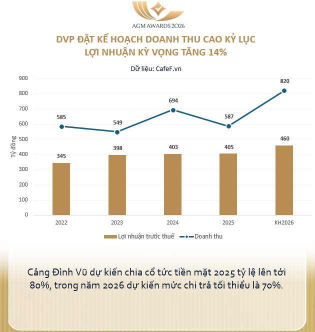 Một doanh nghiệp cảng biển muốn trả cổ tức "khủng" 8.000 đồng/cp - Ảnh 1