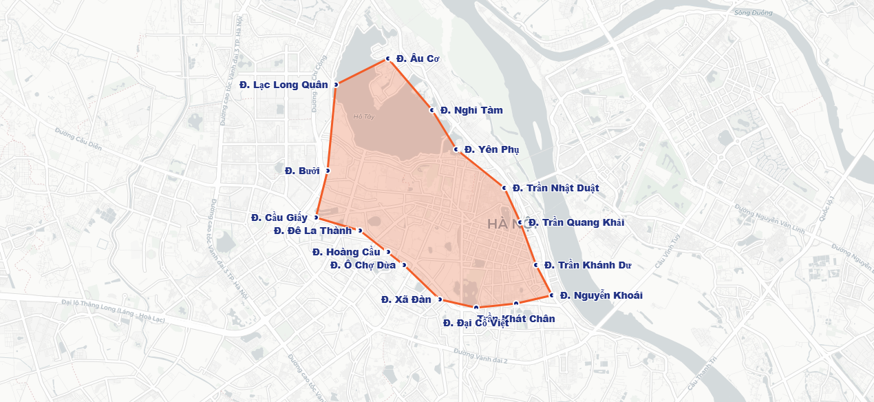 Từ 1/7, Hà Nội không cấm xe chạy xăng nhưng áp dụng một điều: Hàng triệu tài xế cần xem ngay bản đồ này - Ảnh 2