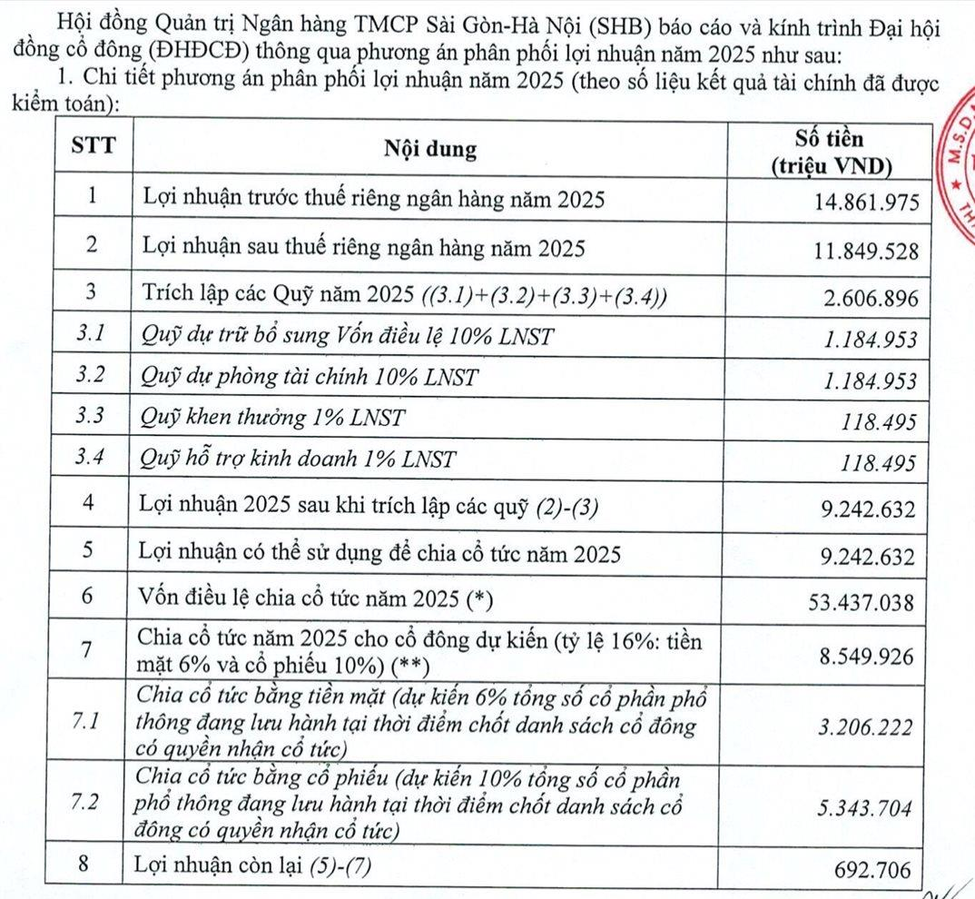 Đại hội cổ đông SHB: Phê duyệt kế hoạch cổ tức 16%, Ban lãnh đạo báo nhiều tin vui tới cổ đông - Ảnh 4