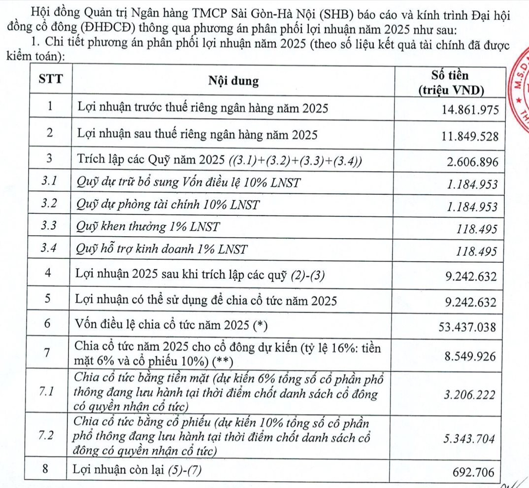 Thêm ngân hàng có kế hoạch trả cổ tức tiền mặt, dự kiến tài sản vượt 1 triệu tỷ - Ảnh 3