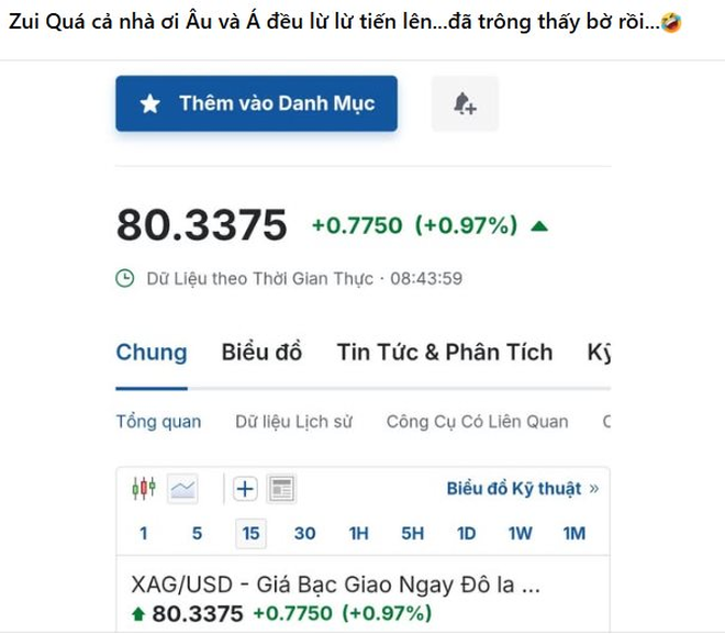 Bạc tăng 5% vượt mốc 80 triệu đồng/kg, các hội nhóm đầu tư bắt đầu sôi động trở lại - Ảnh 6