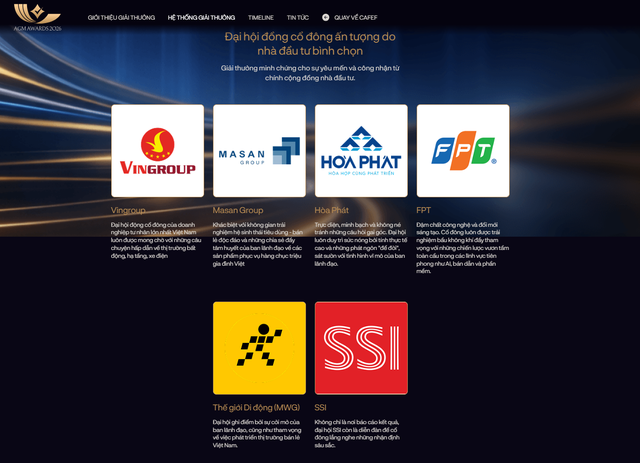Hé lộ những doanh nghiệp hot để cổ đông “cho phiếu” tại AGM Awards 2026 - Ảnh 1
