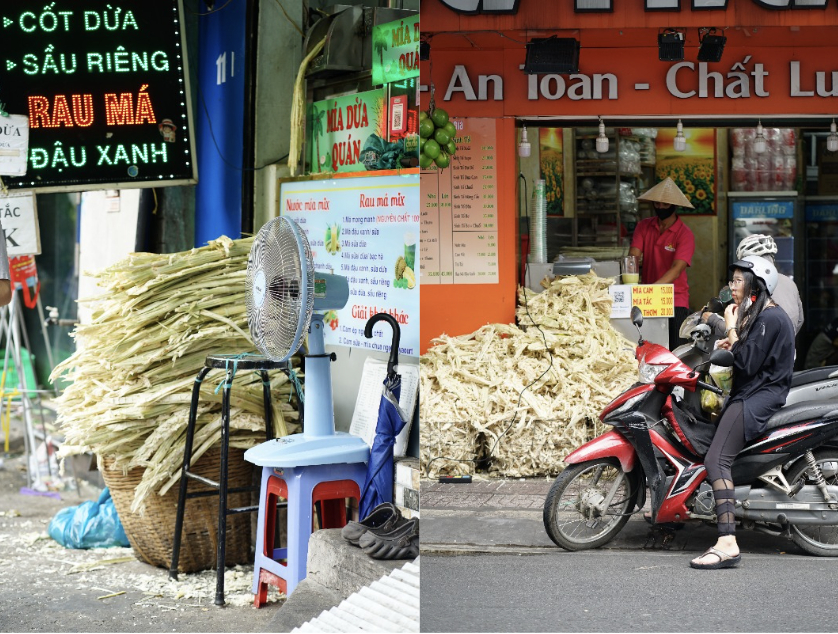 Clip: Bán 500 ly thu hàng triệu đồng mỗi ngày, chủ xe nước mía, nước dừa tại TP.HCM thuê thêm người vẫn làm không xuể - Ảnh 2
