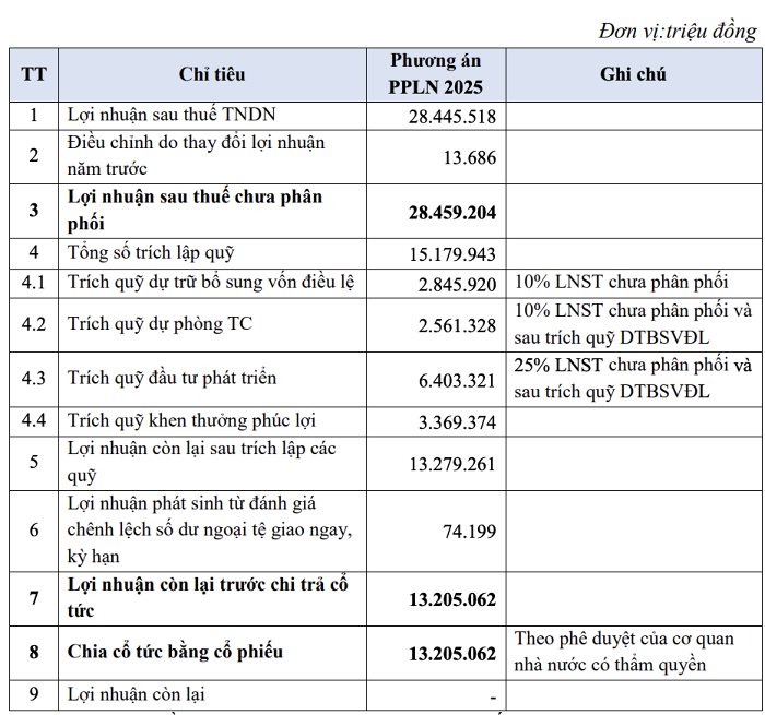Ngân hàng lớn nhất Việt Nam muốn dùng hơn 13.000 tỷ để trả cổ tức - Ảnh 3