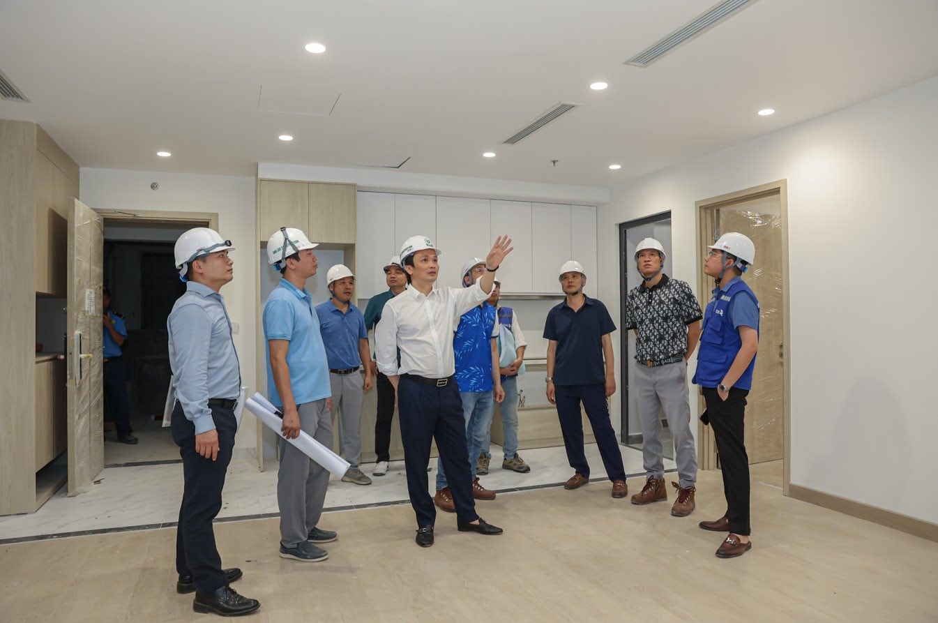 Ông Trịnh Văn Quyết trực tiếp ra công trường, dự án trên đất vàng thủ đô của FLC chạy nước rút trước giờ G - Ảnh 2