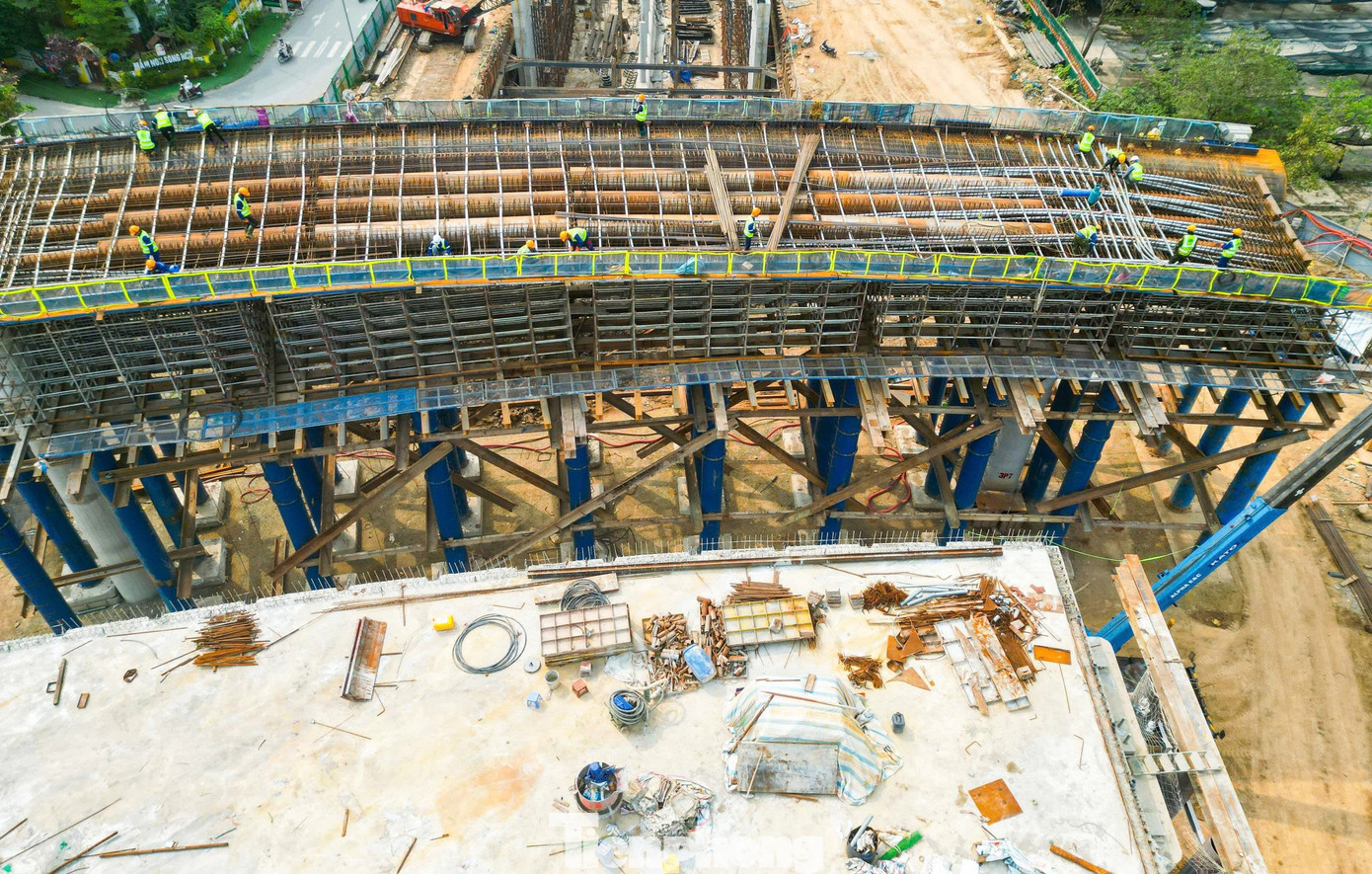 Nút giao nghìn tỷ Vành đai 3,5 - Đại lộ Thăng Long dần thành hình - Ảnh 3