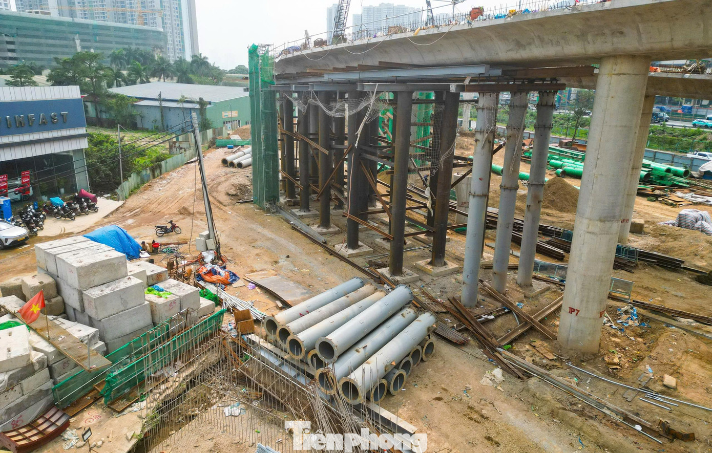 Nút giao nghìn tỷ Vành đai 3,5 - Đại lộ Thăng Long dần thành hình - Ảnh 7
