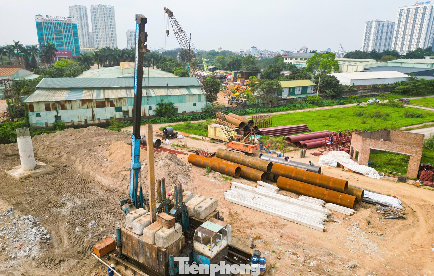 Nút giao nghìn tỷ Vành đai 3,5 - Đại lộ Thăng Long dần thành hình - Ảnh 9