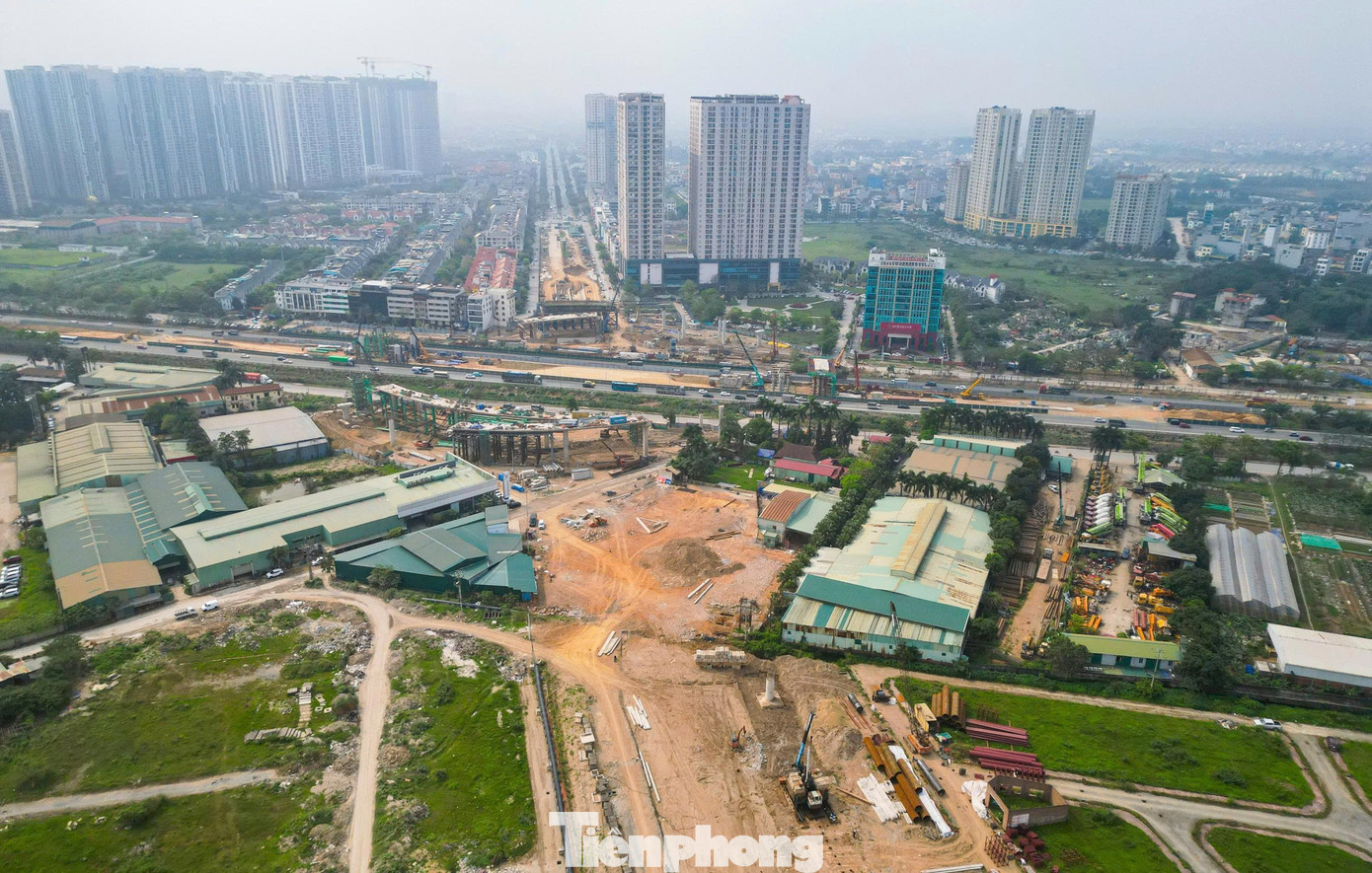 Nút giao nghìn tỷ Vành đai 3,5 - Đại lộ Thăng Long dần thành hình - Ảnh 11