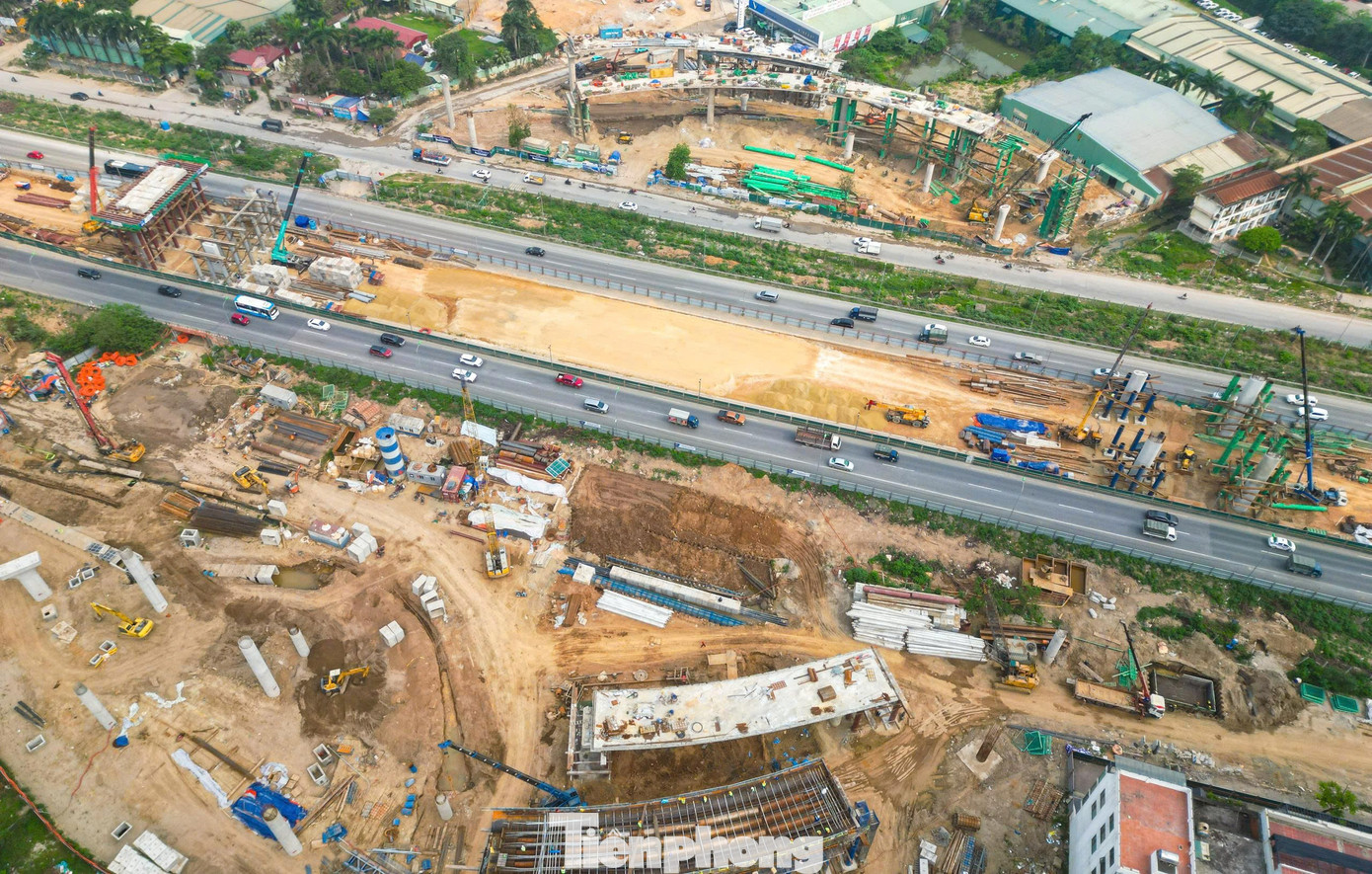 Nút giao nghìn tỷ Vành đai 3,5 - Đại lộ Thăng Long dần thành hình - Ảnh 10