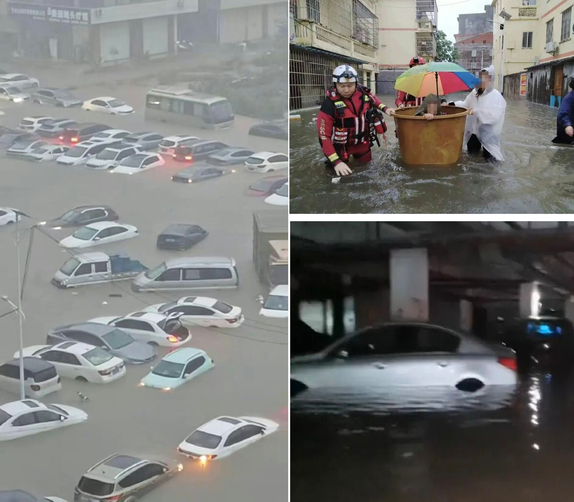 Mưa lớn kỷ lục trong 10 năm qua, Khâm Châu - Trung Quốc ngập kinh hoàng - Ảnh 3