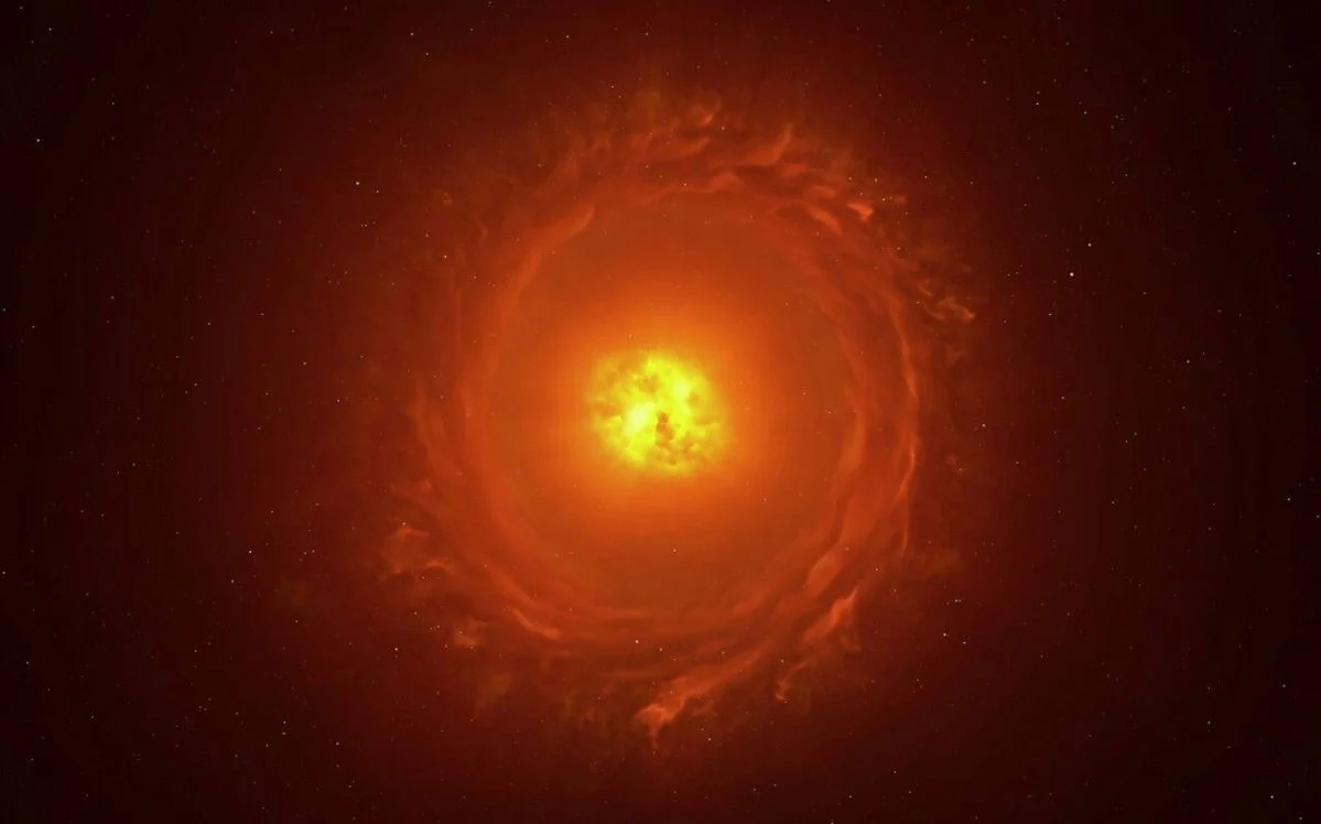 "Gã khổng lồ vàng" xuất hiện trên bầu trời Trái Đất, sắp nổ - Ảnh 1