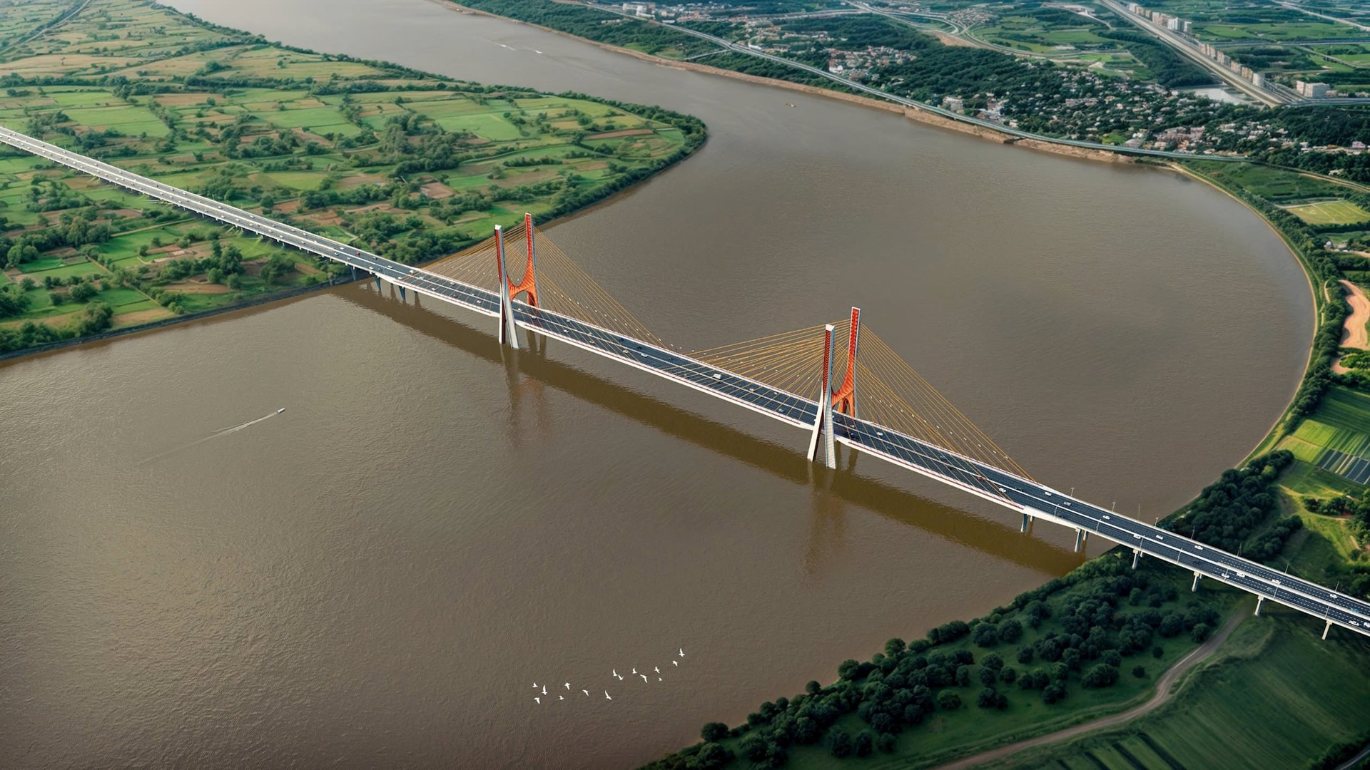 “Siêu cầu” vượt sông Hồng gần 12.000 tỷ nối Hà Nội với Hưng Yên sắp bước vào giai đoạn then chốt sau 8 tháng khởi công - Ảnh 2