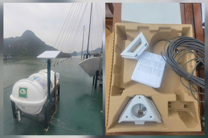 Sử dụng Starlink trái phép, chủ tàu du lịch ở Cát Bà bị phạt 70 triệu đồng - Ảnh 2