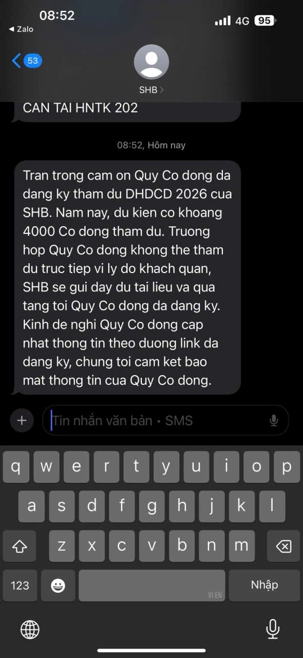 4.000 người đăng ký tham gia Đại hội thường niên SHB, cổ đông không tham dự trực tiếp vẫn được nhận tiền qua tài khoản - Ảnh 2