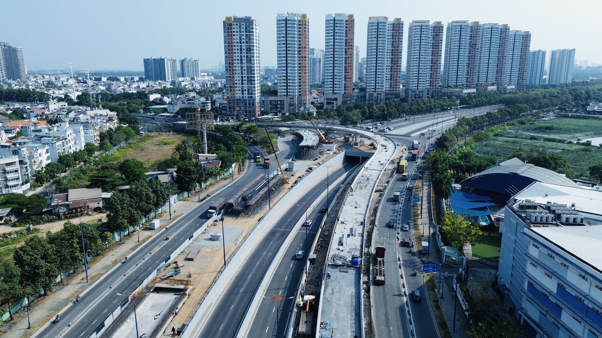 Hạng mục lớn thứ 4 nút giao An Phú về đích dịp 30-4 - Ảnh 1