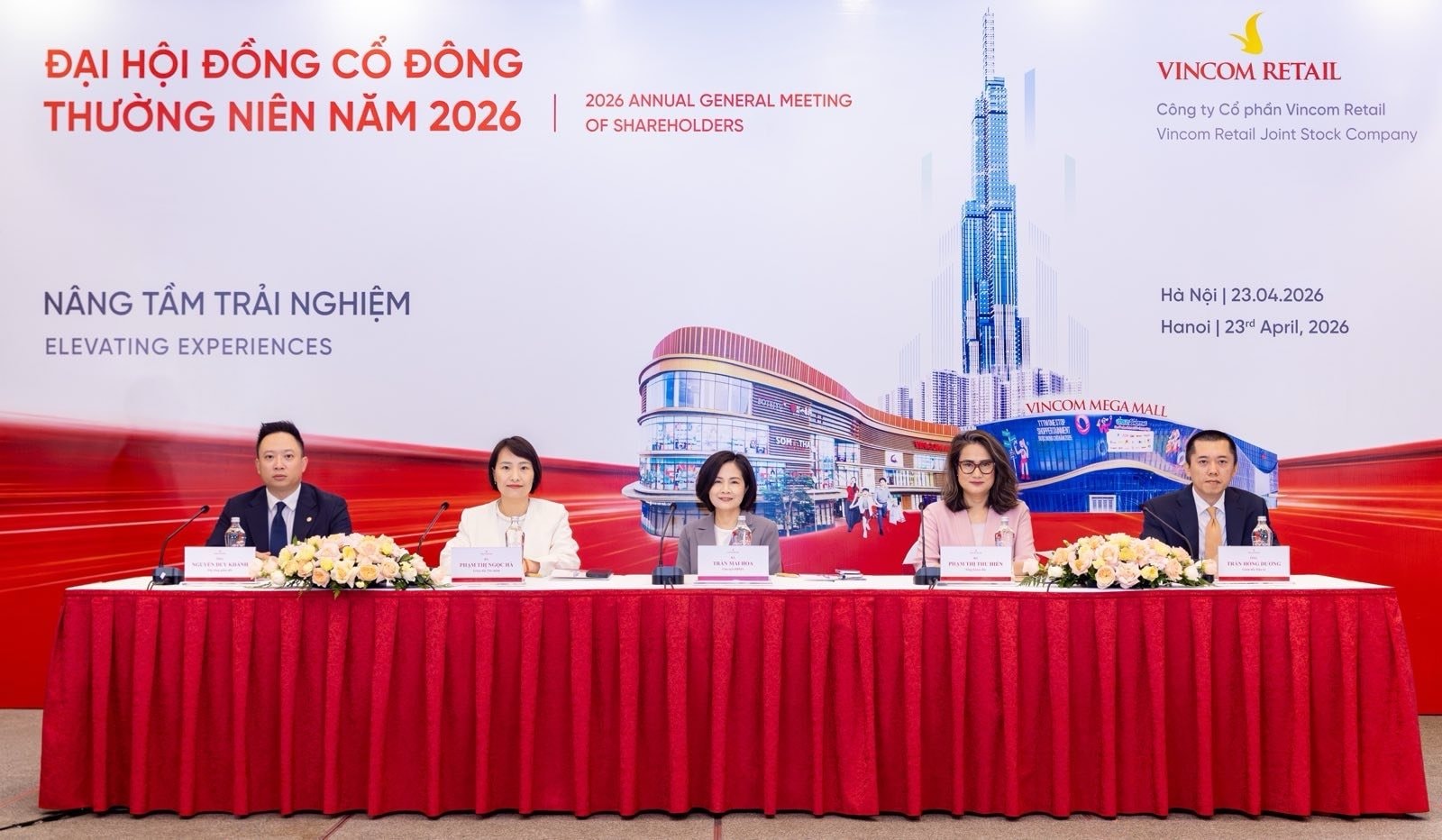 ĐHCĐ Vincom Retail: Chia cổ tức bằng tiền mặt gần 2.300 tỷ đồng, lợi nhuận quý I đạt khoảng 30% kế hoạch đề ra, mục tiêu trở thành “ông lớn” bán lẻ khu vực - Ảnh 1