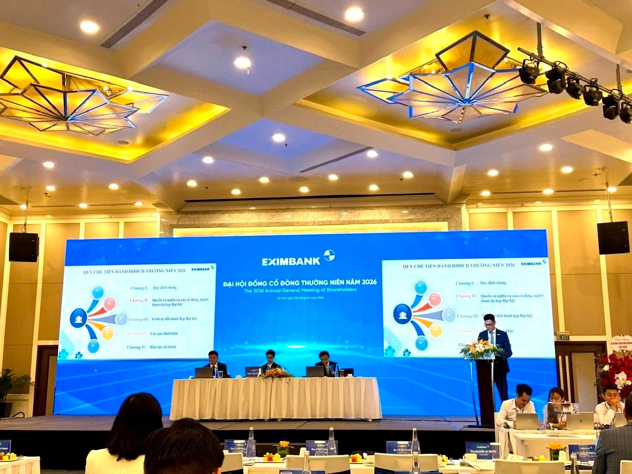 ĐHCĐ Eximbank: Mục tiêu lợi nhuận hơn 1.500 tỷ, bầu thay thế nhiều thành viên HĐQT, Ban Kiểm soát - Ảnh 1
