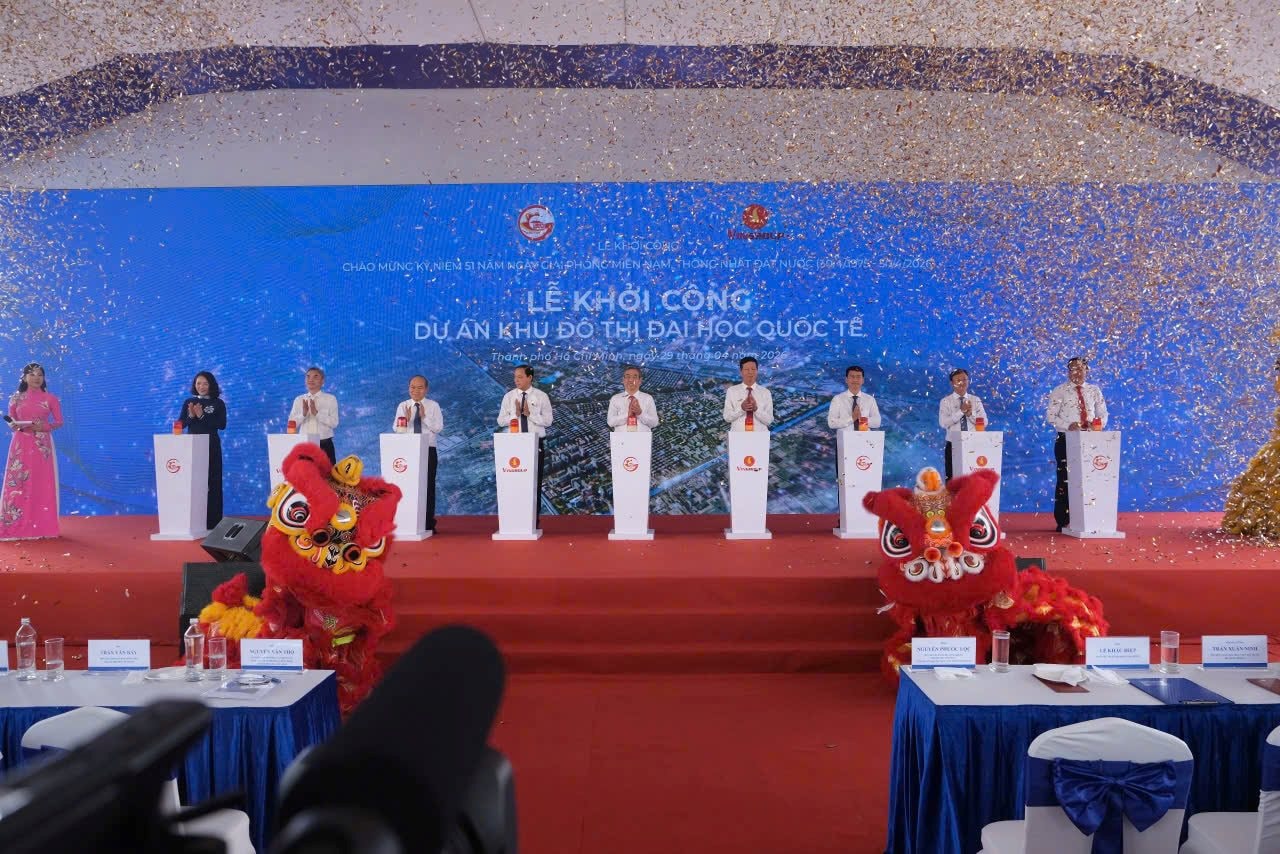 Vingroup (VIC) khởi công đại đô thị đại học 880ha tại Tây Bắc TP.HCM - Ảnh 1