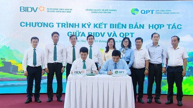 BIDV và QPT hợp tác trồng 240.000 cây xanh tại Đồng bằng sông Cửu Long - Ảnh 1