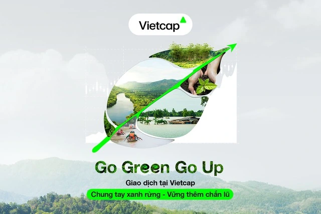 Go Green Go Up: Mỗi giao dịch tại Vietcap đều góp phần ‘xanh rừng, chắn lũ’ - Ảnh 1