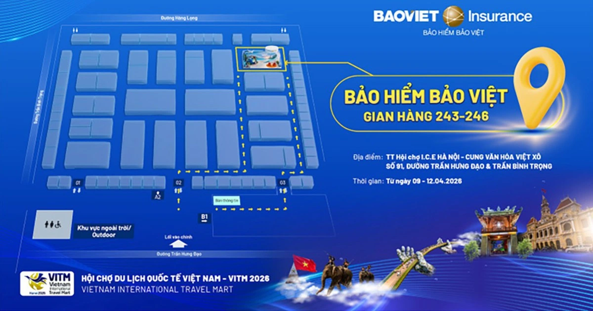 Check-in gian hàng Bảo hiểm Bảo Việt tại Hội chợ Du lịch quốc tế Việt Nam