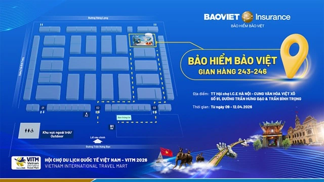 Check-in gian hàng Bảo hiểm Bảo Việt tại Hội chợ Du lịch quốc tế Việt Nam - Ảnh 1