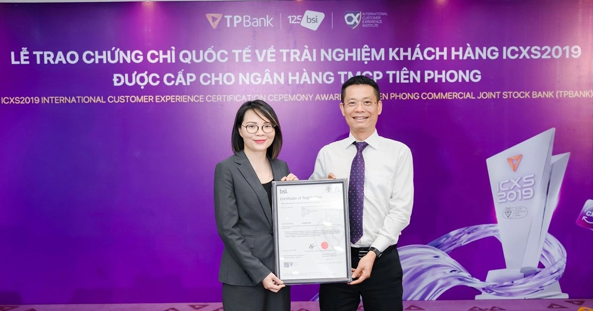TPBank xác lập chuẩn mới với chứng chỉ trải nghiệm khách hàng quốc tế ICXS2019