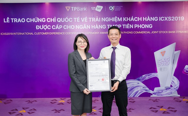 TPBank xác lập chuẩn mới với chứng chỉ trải nghiệm khách hàng quốc tế ICXS2019 - Ảnh 1