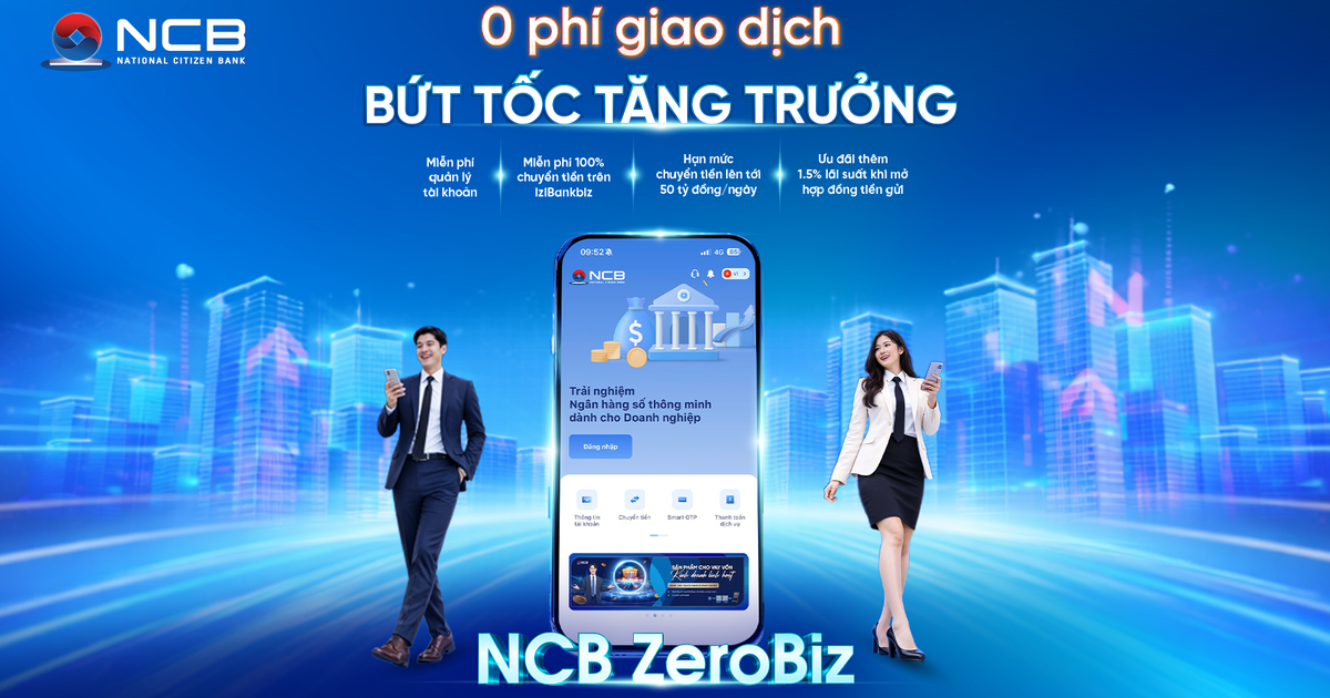 NCB triển khai giải pháp ‘4 không’ dành riêng cho doanh nghiệp vừa và nhỏ