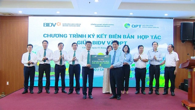 BIDV và QPT hợp tác trồng 240.000 cây xanh tại Đồng bằng sông Cửu Long - Ảnh 2