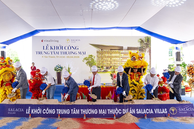 Vinaliving khởi công xây dựng trung tâm thương mại thuộc dự án Salacia Villas - Ảnh 1
