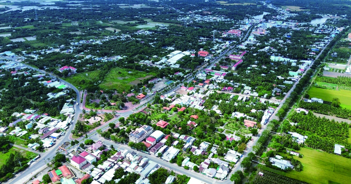 Xã Trung Thành của tỉnh Vĩnh Long đủ điều kiện thành lập phường Vũng Liêm