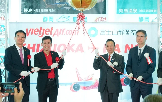 Vietjet khai trương đường bay thẳng Hà Nội - Shizuoka, quê hương núi Phú Sĩ - Ảnh 1