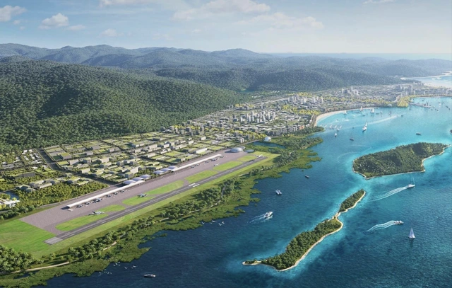 Sân bay Vân Phong có xây dựng hoàn toàn trên biển? - Ảnh 1