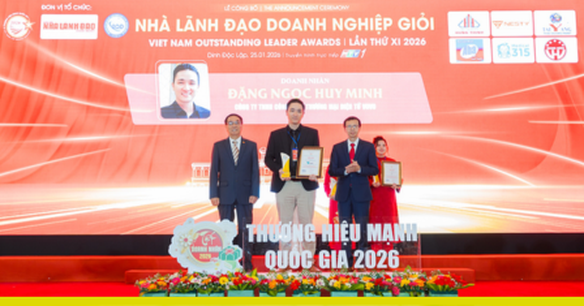 VOVO - Nền tảng thương mại điện tử được vinh danh ‘Thương hiệu mạnh quốc gia 2026’