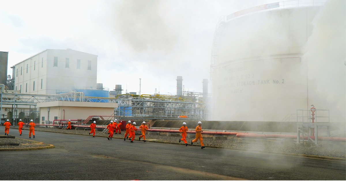 Nhiệt điện Phú Mỹ diễn tập chữa cháy và cứu nạn, cứu hộ cấp thành phố